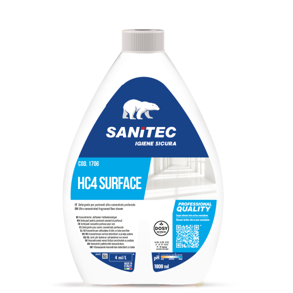 SANITEC HC4 superkoncentrát na podlahy 1 L