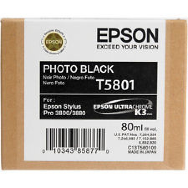 Náplň Epson C13T580100 foto černá