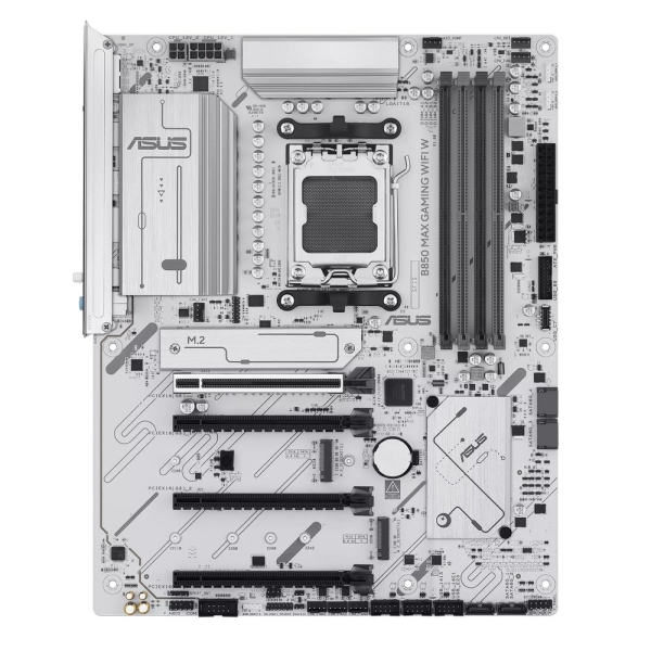 MB ASUS B850 Max Gaming WIFI W /AM5/4xDDR5/M.2/W6E+BT5.3/HDMI/DP/ATX/White