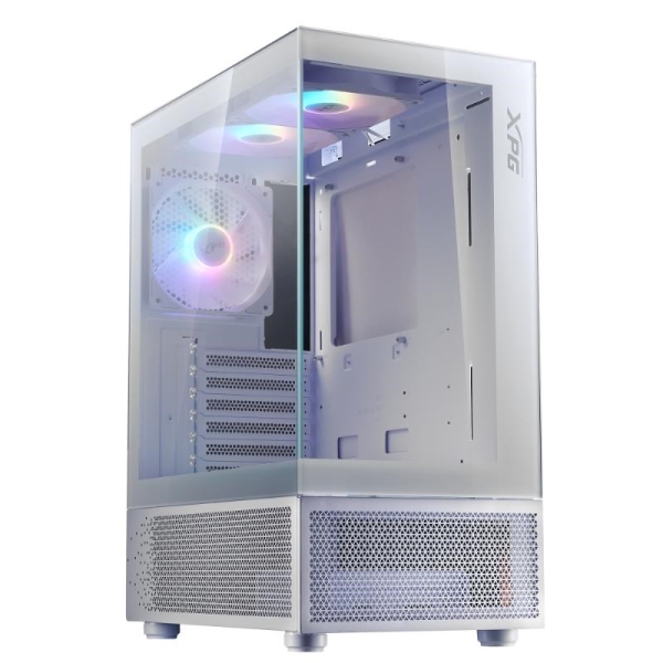 Adata XPG INVADER X MINI/Midi Tower/Transpar./Bílá