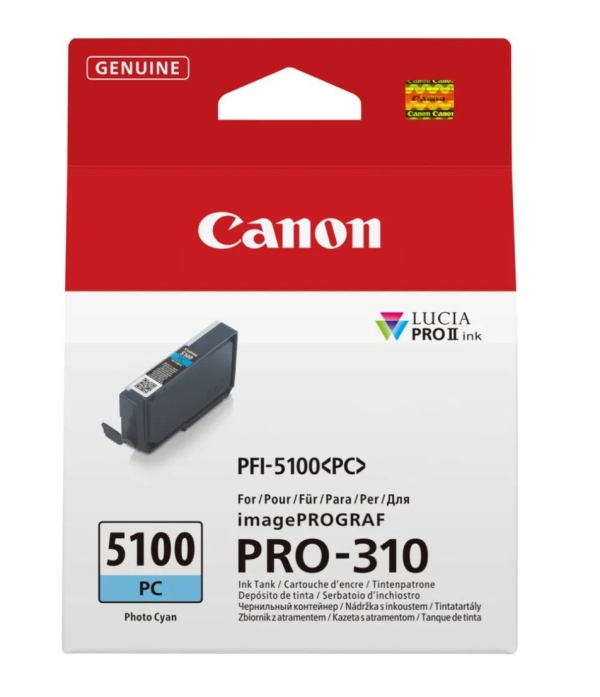 Canon cartridge PFI-5100PC Photo Cyan cartridge pro ImagePROGRAF PRO-310