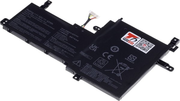 Baterie T6 Power Asus VivoBook X513, X531, S513, S531F, F513, K513, 3653mAh, 42Wh, 3cell, Li-pol