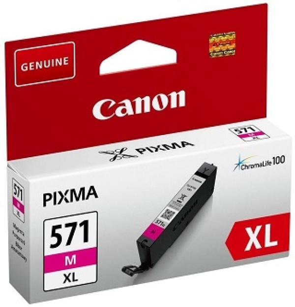 Canon CLI 571XL M (0333C001), purpurová barva pro tiskárny Canon