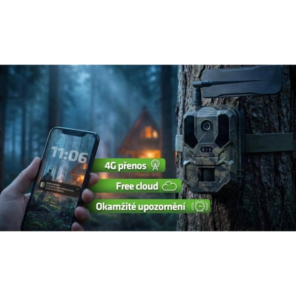 EVOLVEO StrongVision PRO 4G II, fotopast / bezpečnostní kamera, 4G LTE, 10 000 mAh baterií
