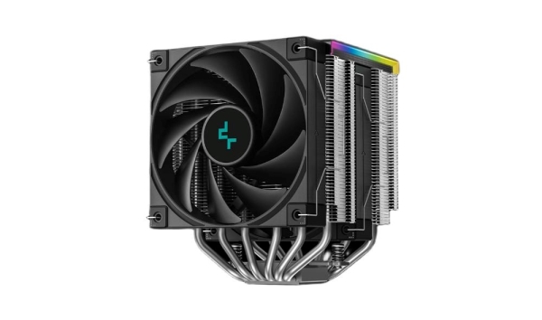DEEPCOOL CPU Chladič AK620 DIGITAL SE, ARGB, 2x120mm, LGA1851, AM5, černá