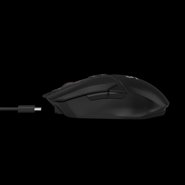 A4tech Bloody Myš R36 Ultra, bezdrátová herní myš, 12000 DPI, USB, Černá