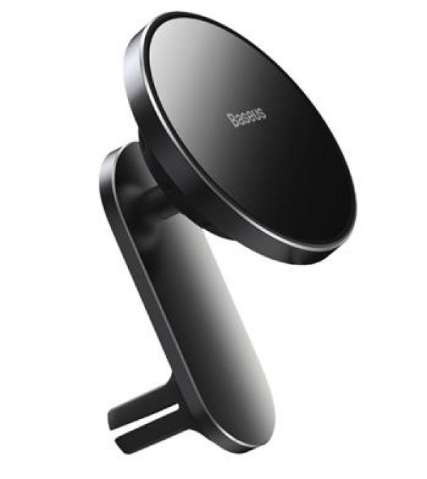 Baseus Big Energy držák s bezdrátovým nabíjením 15W černá (kompatibilní s Apple iPhone 12 Series)