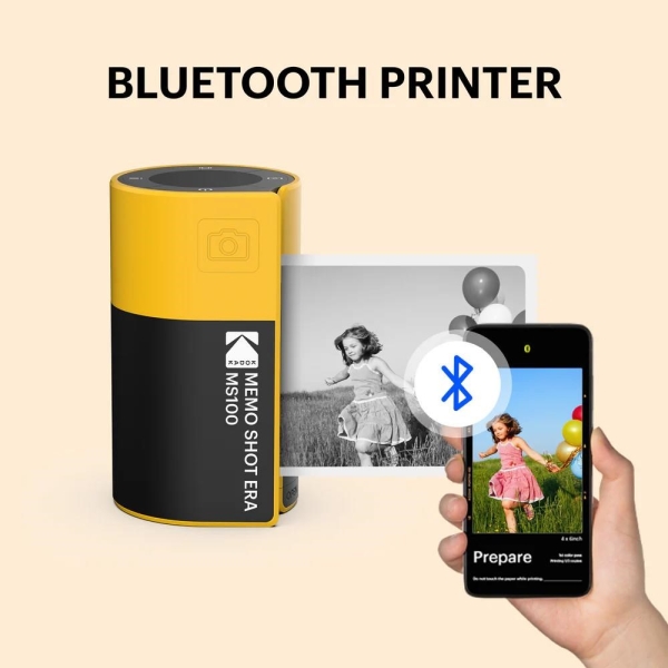 KODAK fotoaparát s tiskárnou štítků MemoShot Era MS100