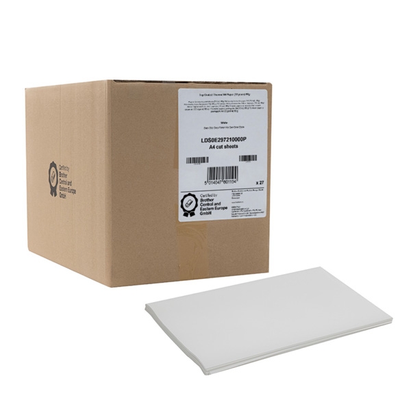 Brother Coated Thermal Paper, LDS0E297210000P, termo papír, bílý, A4, 68 g, 100 ks, termosublimační