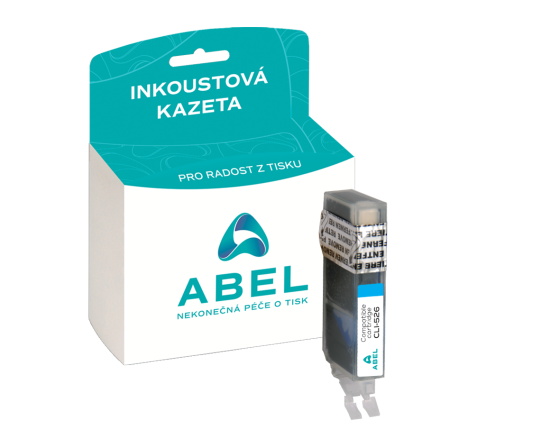 Náplň ABEL CLI-526, 4541B001 azurová pro tiskárny CANON (450 stran)