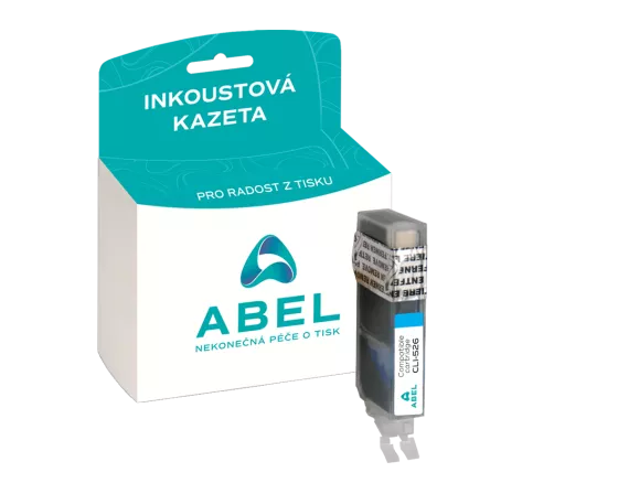 Náplň ABEL CLI-526, 4541B001 azurová pro tiskárny CANON (450 stran)