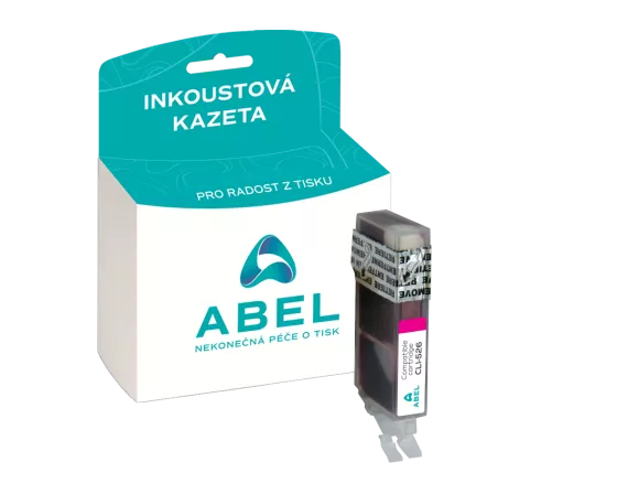 Náplň ABEL CLI-526, 4542B001 purpurová pro tiskárny CANON (9 ml)