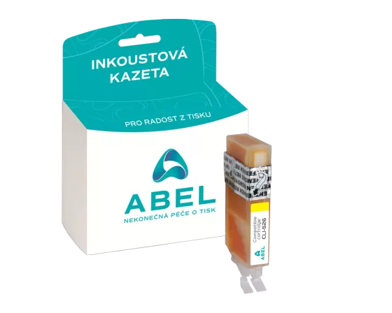 Náplň ABEL CLI-526, 4543B001 žlutá pro tiskárny CANON (450 stran)