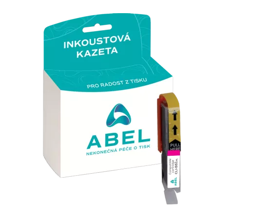 Náplň ABEL CLI-551XL, 6445B001 purpurová pro tiskárny CANON (11 ml)