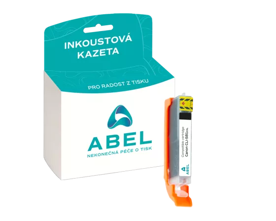 Náplň ABEL CLI-581XXL, 1998C001 černá pro tiskárny CANON (11,7 ml)