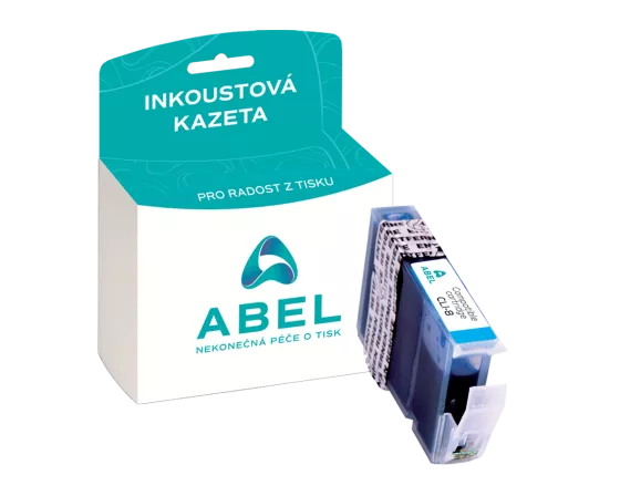 Náplň ABEL CLI-8 azurová pro tiskárny CANON (14,5 ml)