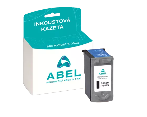 Náplň ABEL PG-50 černá pro tiskárny CANON (22 ml)