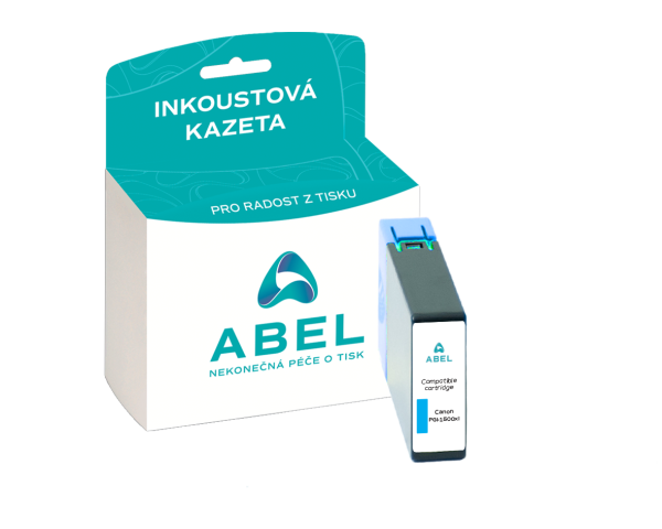 Náplň ABEL PGI-1500XL, 9193B001 azurová pro tiskárny CANON (12 ml)