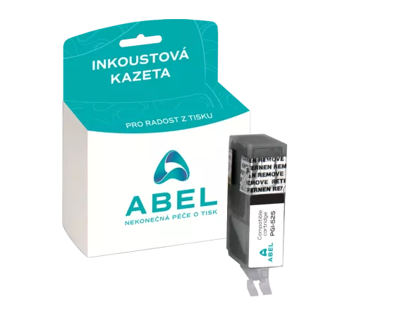 Náplň ABEL PGI-525 černá pro tiskárny CANON (340 stran)