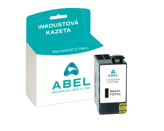 Náplň ABEL C13T27114012, 27XL černá pro tiskárny EPSON (17,7 ml)