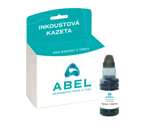 Náplň ABEL C13T66414A černá pro tiskárny EPSON (70 ml)