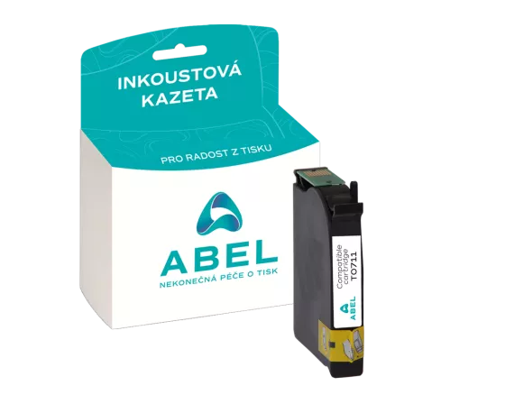 Náplň ABEL C13T07114011 černá pro tiskárny EPSON (7,4 ml)