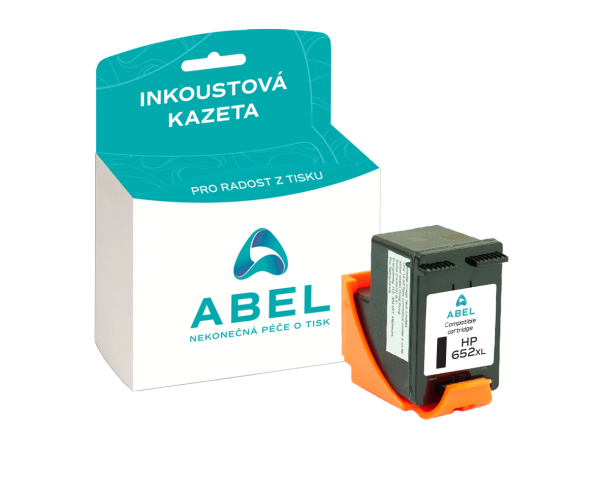Náplň ABEL No.652XL, F6V25AEXL černá pro tiskárny HP (960 stran)