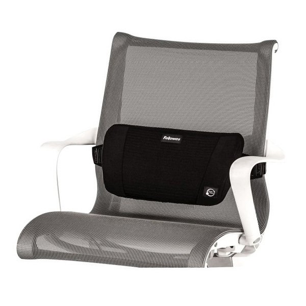 Fellowes Bederní opěrka PlushTouch, černá, ergo