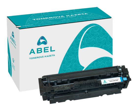 Toner ABEL CRG-055C, 3015C002 azurový pro tiskárny CANON (2 100 stran) - NO CHIP