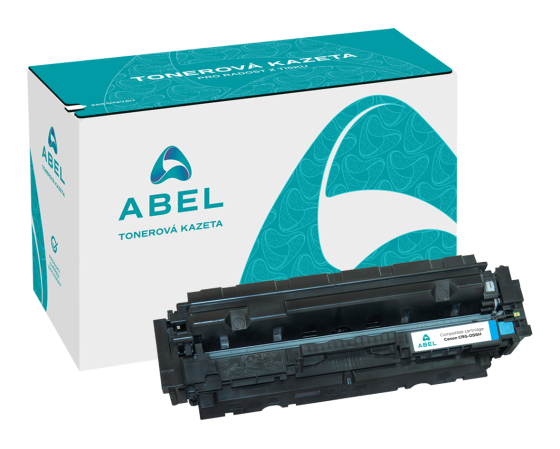 Toner ABEL CRG-055HC, 3019C002 azurový pro tiskárny CANON (5 900 stran) - NO CHIP