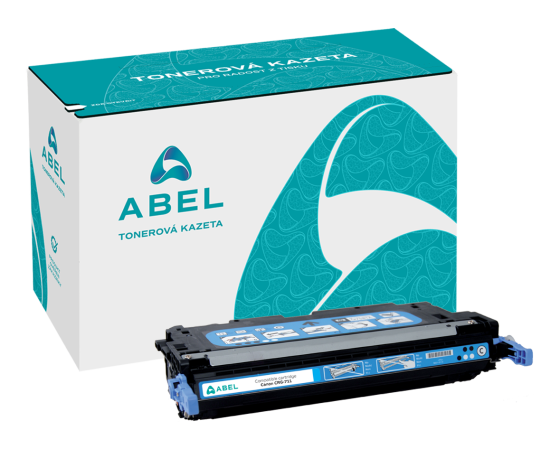 Toner ABEL CRG-711 azurový pro tiskárny CANON (6 000 stran)