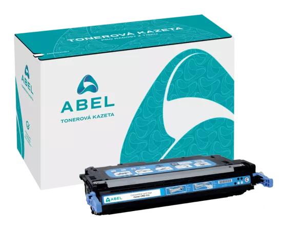Toner ABEL CRG-711 azurový pro tiskárny CANON (6 000 stran)