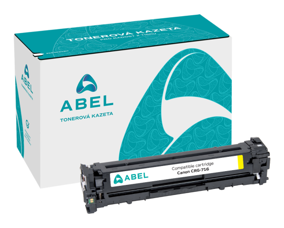 Toner ABEL CRG-716, 1977B002 žlutý pro tiskárny CANON (1 500 stran)