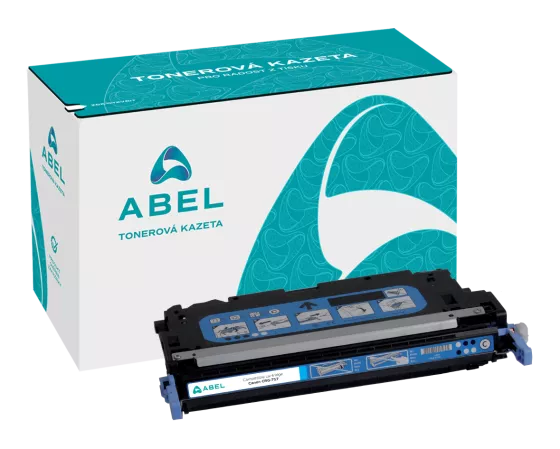 Toner ABEL CRG-717 azurový pro tiskárny CANON (4 000 stran)
