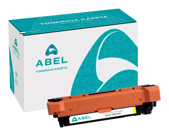 Toner ABEL CRG-723 žlutý pro tiskárny CANON (8 500 stran)