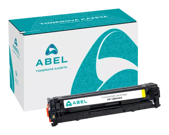 Toner ABEL CB542A žlutý pro tiskárny HP (1 400 stran)