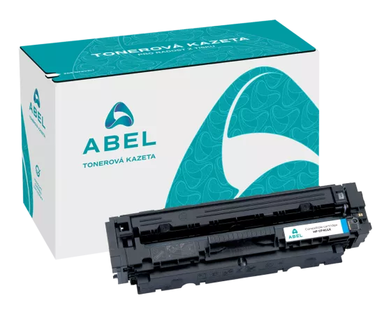 Toner ABEL CF411X azurový pro tiskárny HP (5 000 stran)