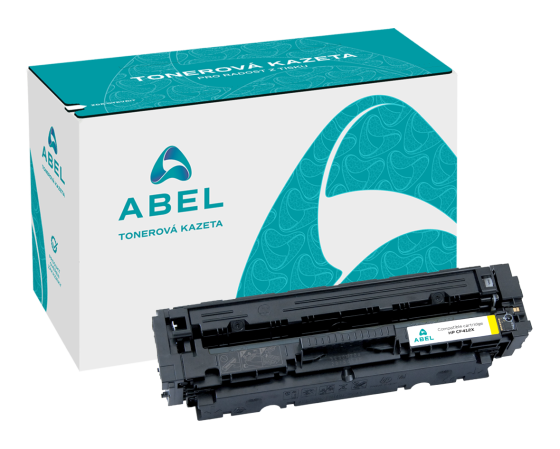 Toner ABEL CF412X žlutý pro tiskárny HP (5 000 stran)