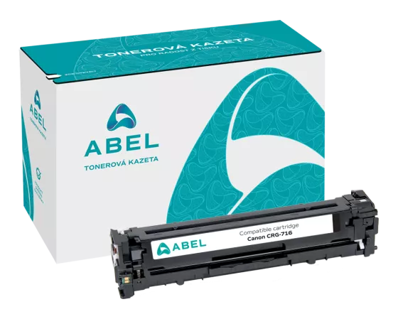 Toner ABEL CRG-716, 1980B002 černý pro tiskárny CANON (2 300 stran)