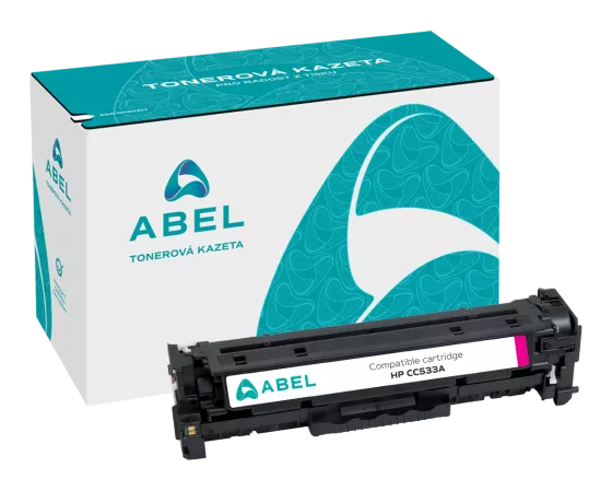 Toner ABEL CC533A purpurový pro tiskárny HP (2 800 stran)