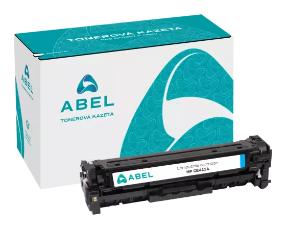 Toner ABEL CE411A azurový pro tiskárny HP (2 600 stran)