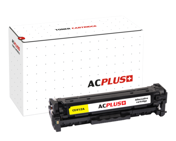 Toner AC Plus CE412A žlutý pro tiskárny HP (2 600 stran)