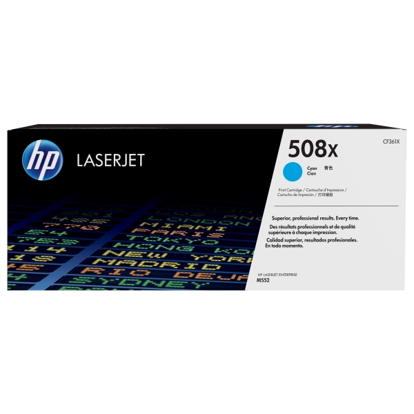 Toner HP č.508X CF361X azurový