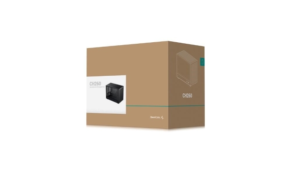 DEEPCOOL Case CH260, mATX, Průhledná bočnice, černá