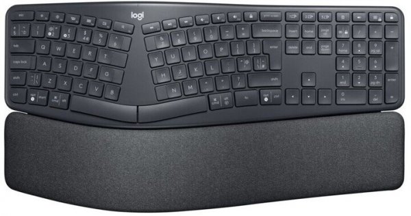 Logitech K860/Bezdrátová Bluetooth/US-Layout/Černá