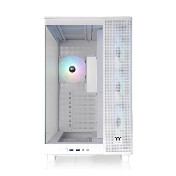 THERMAL TAKE Case View 380 XL TG ARGB, ATX, Průhledná bočnice, 4x 120mm ARGB Fan, bílá