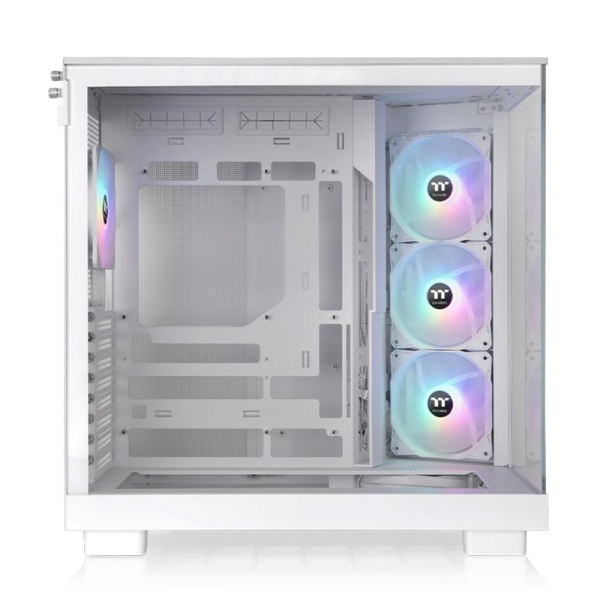 THERMAL TAKE Case View 380 XL TG ARGB, ATX, Průhledná bočnice, 4x 120mm ARGB Fan, bílá