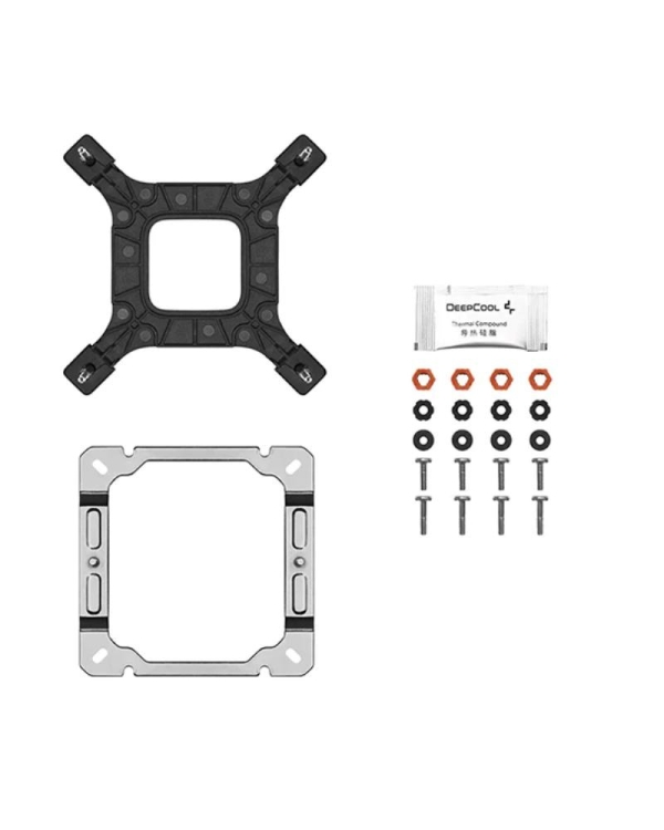 DEEPCOOL CPU Chladič AK500S DIGITAL SE, 1x120mm, LGA1851, AM5, bílá