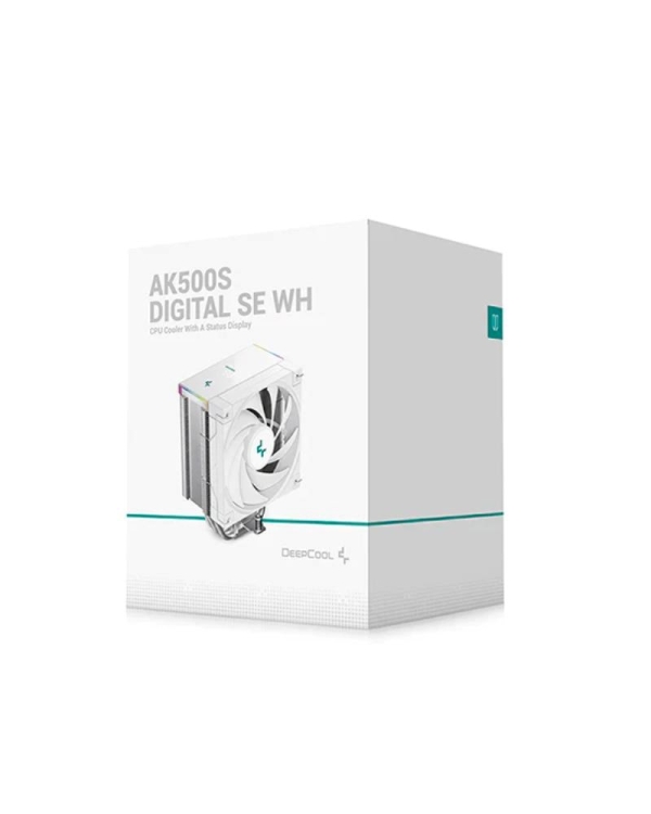 DEEPCOOL CPU Chladič AK500S DIGITAL SE, 1x120mm, LGA1851, AM5, bílá