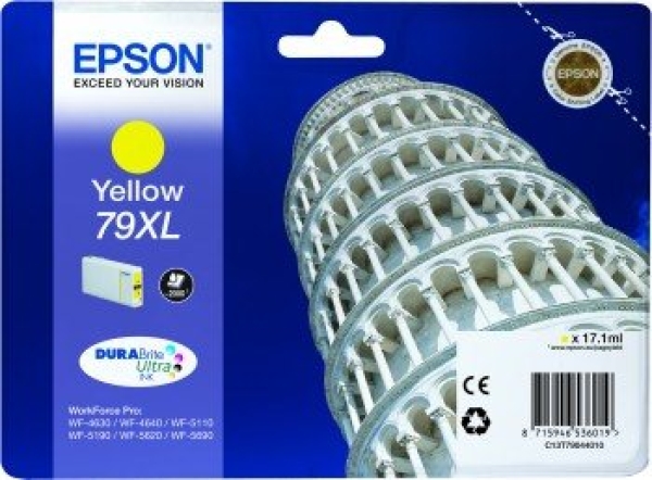 Náplň Epson 79XL, C13T79044010 žlutá